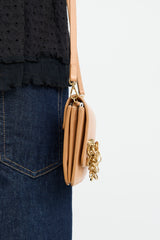 Chloe Beige Leather Shoulder Bag