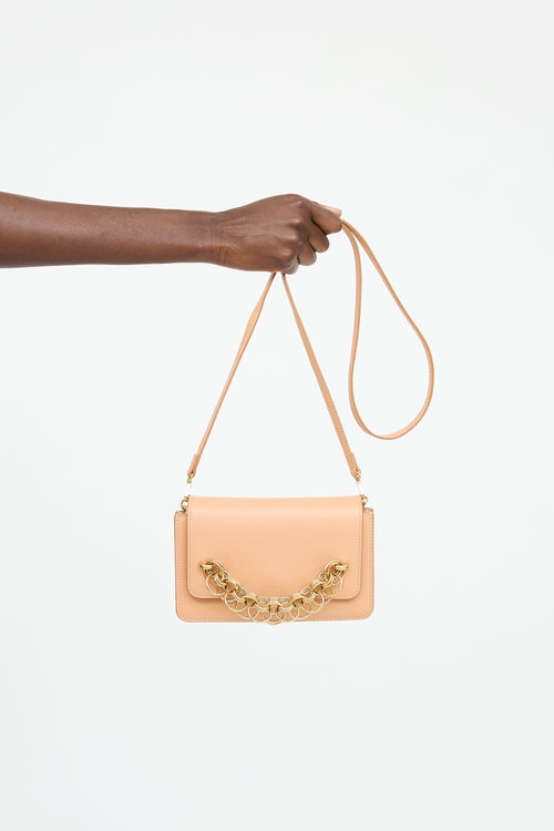 Chloe Beige Leather Shoulder Bag