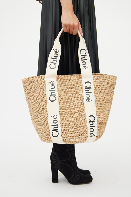 Chloé Large Woody Tote Bag