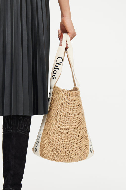 Chloé Large Woody Tote Bag