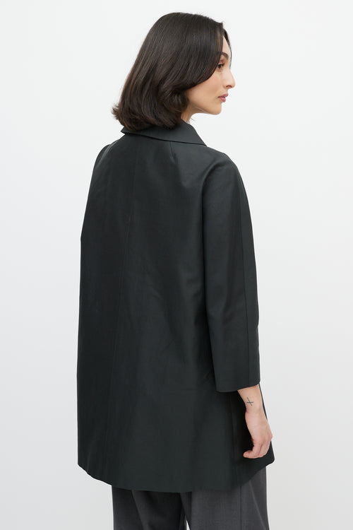 Chloé Black Bow Quarter Sleeve Coat