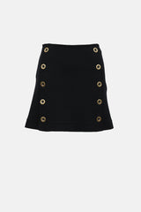 Chloé Wool Buttoned Knit Skirt