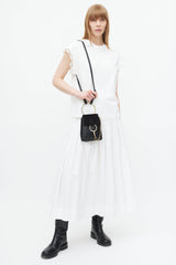 Chloé Black & Gold Faye Leather Bag
