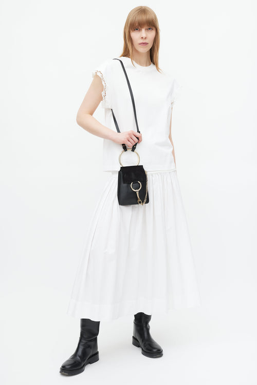 Chloé Black & Gold Faye Leather Bag
