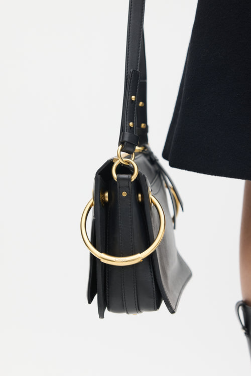 Chloé Black Leather Roy Bag