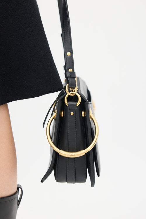 Chloé Black Leather Roy Bag