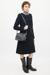 Chloé Black Leather Roy Bag