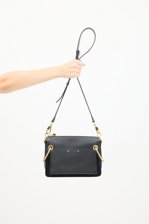 Chloé Black Leather Roy Bag