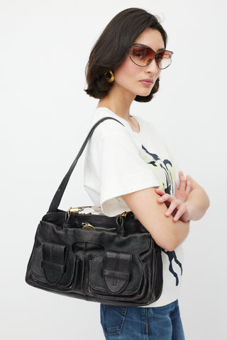Chloé Black Leather Saskia Bag