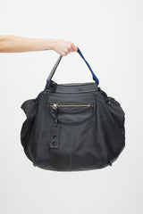 Chloé Black & Navy Leather Tote