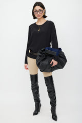 Chloé Black & Navy Leather Tote
