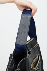 Chloé Black & Navy Leather Tote