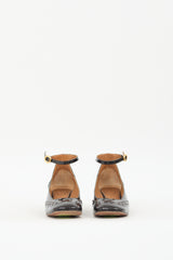 Chloé Black Patent Leather Brogue  Pump