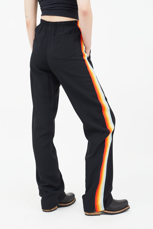 Chloé Black & Rainbow Stripes Pant