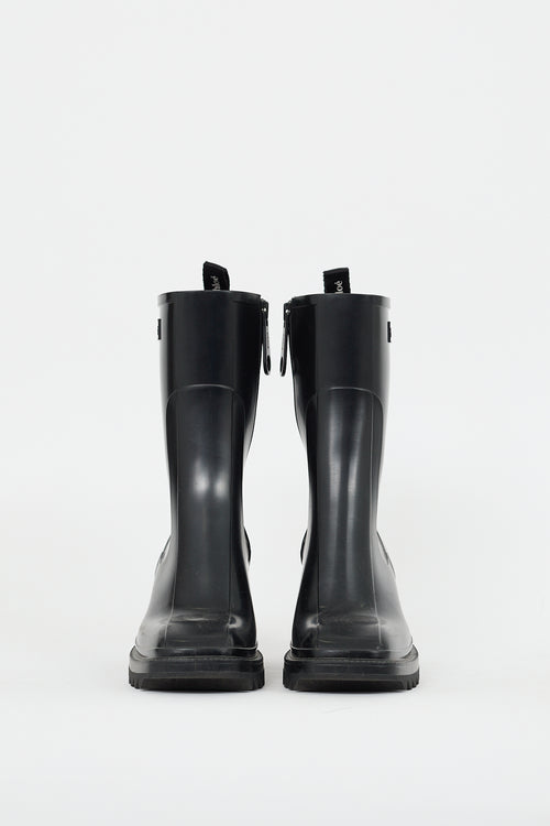 Chloé Black Rubber Betty Rain Boot