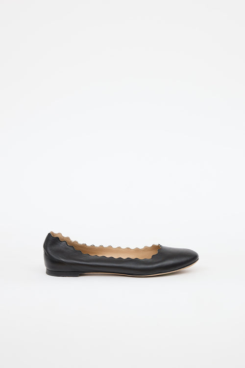 Chloé Leather Lauren Flat