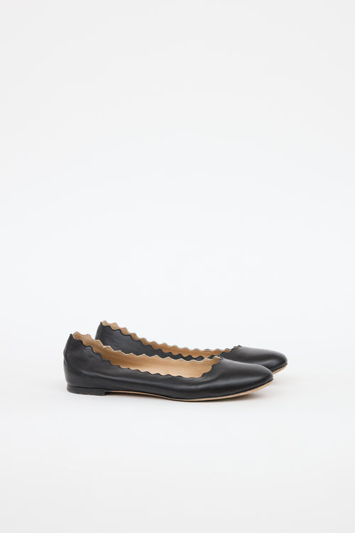 Chloé Leather Lauren Flat