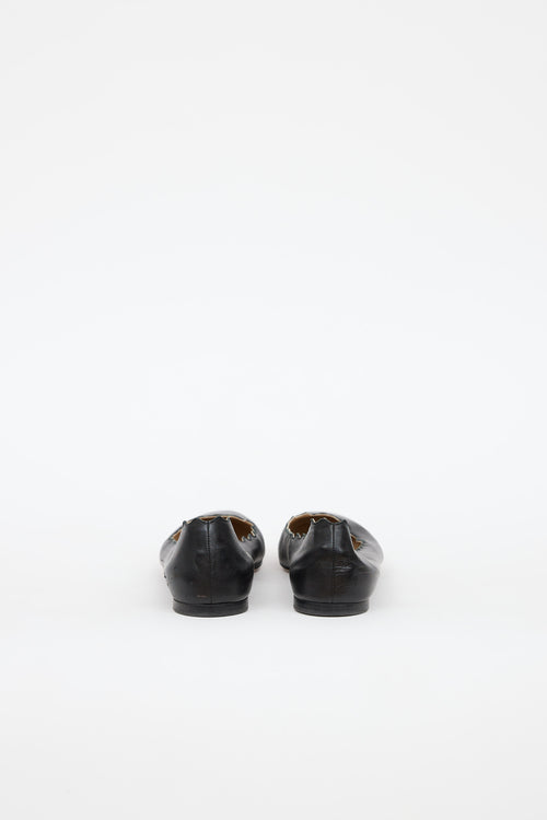 Chloé Leather Lauren Flat