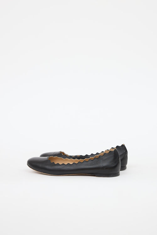 Chloé Leather Lauren Flat