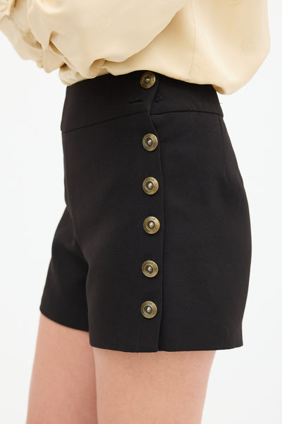 Chloé // Side Button Up Mini Shorts – VSP Consignment