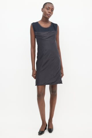 Chloé Black Silk Overlay Dress