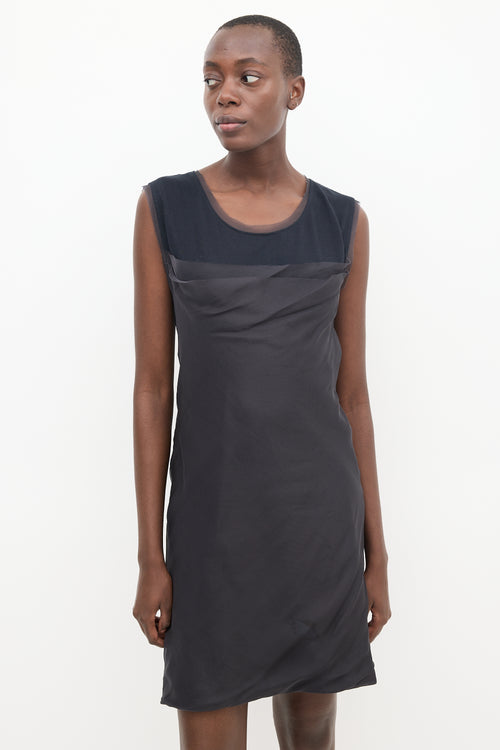 Chloé Black Silk Overlay Dress