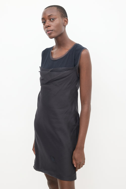 Chloé Black Silk Overlay Dress