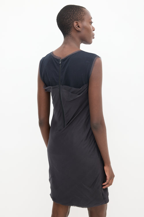 Chloé Black Silk Overlay Dress