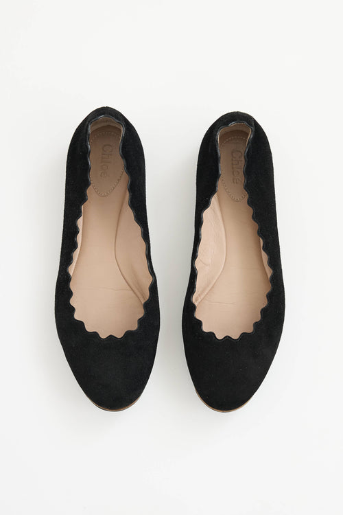 Chloé Suede Lauren Flat