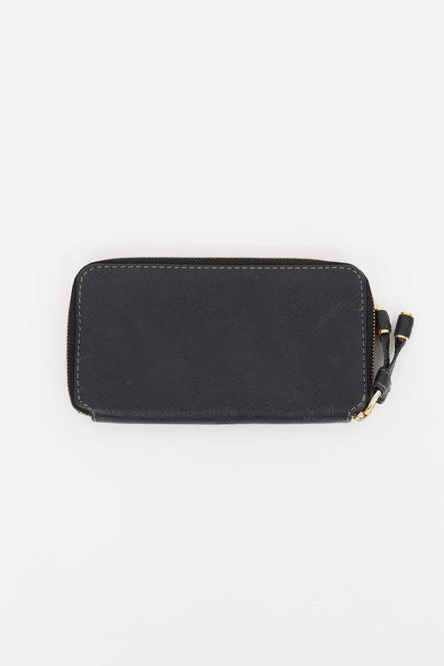 Chloé Black Marcie Long Zip Wallet