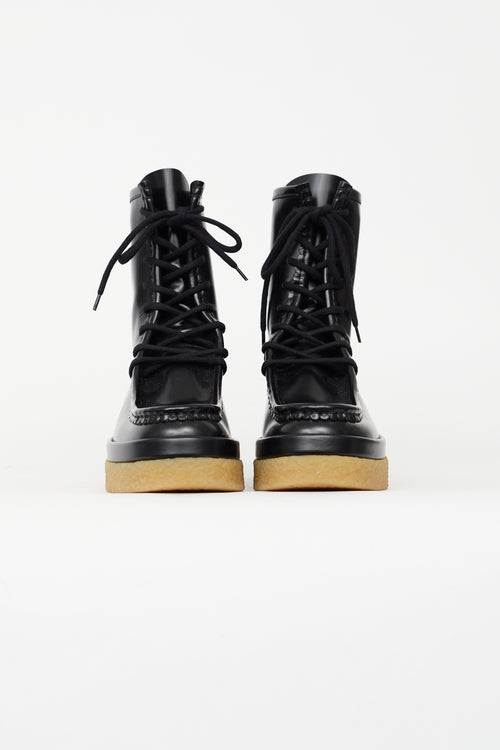 Chloé Black Patent Jamie Ankle Boot