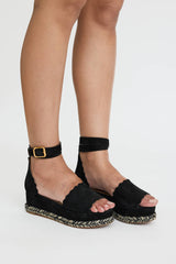 Chloé Suede Platform Espadrille