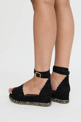 Chloé Suede Platform Espadrille