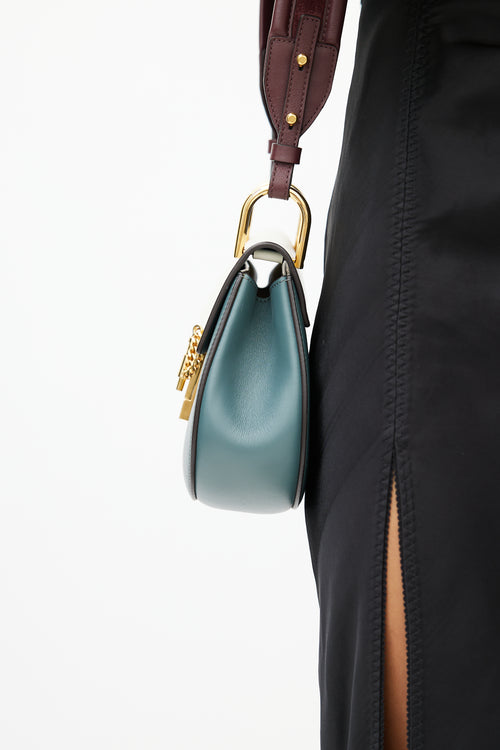 Chloé Blue & Multicolour Drew Bag