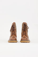Chloé Leather & Wool Franne Boot