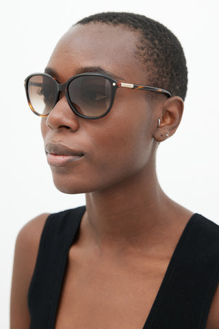 Chloé Brown CL2253 Oversized Square Sunglasses