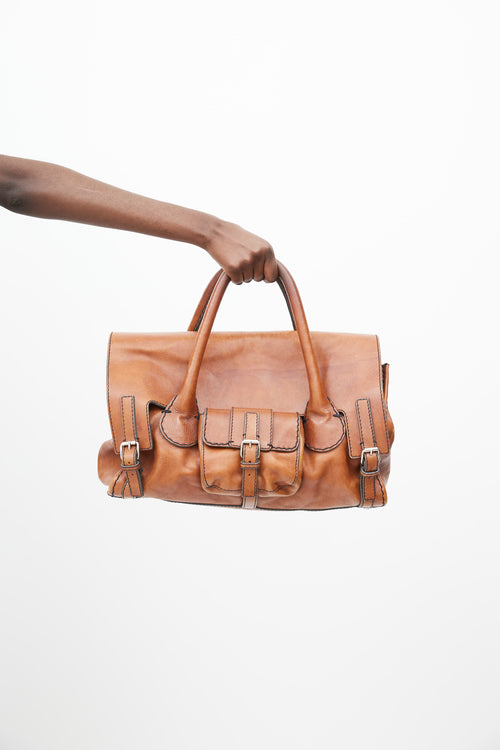 Chloé Brown Edith Leather Bag