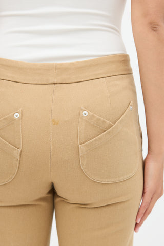 Chloé Brown Flared Jeans
