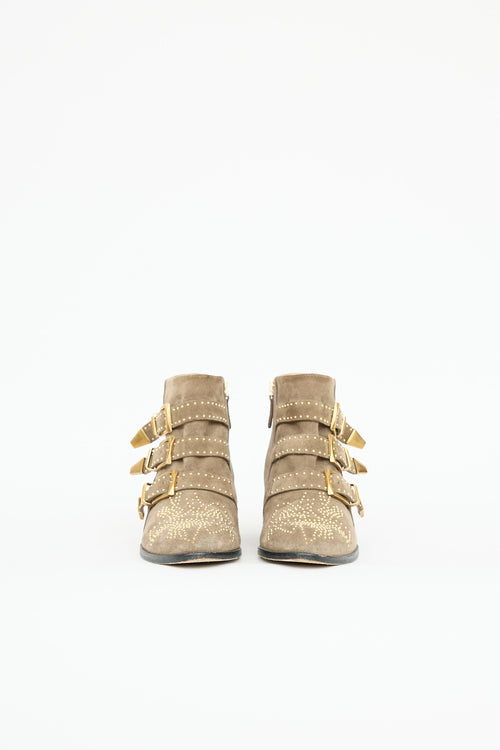Chloé Suede Susanna Studded Boot