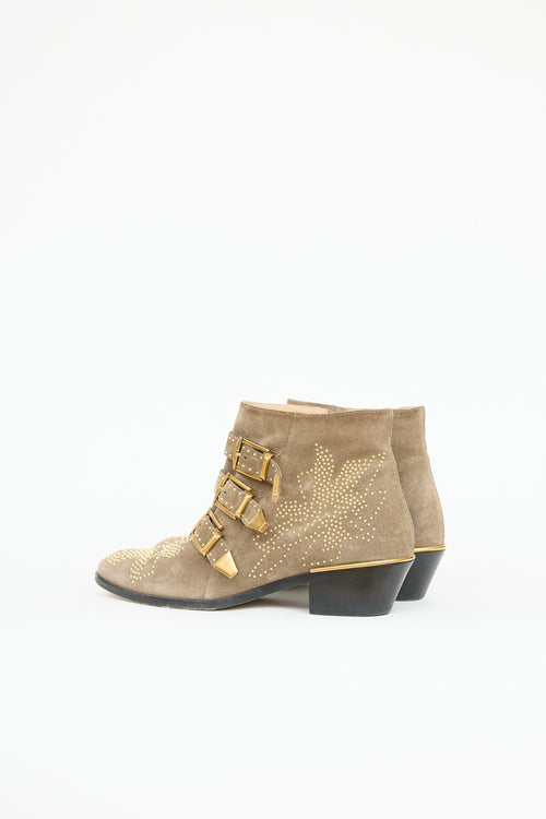 Chloé Suede Susanna Studded Boot