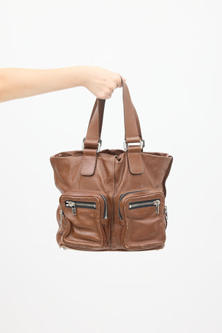 Chloé Brown Leather Betty Bag