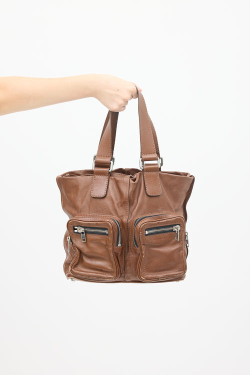 Chloé Brown Leather Betty Bag