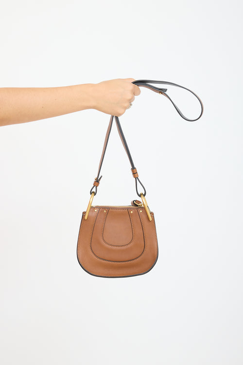 Chloé Brown Leather Hayley Nano Bag