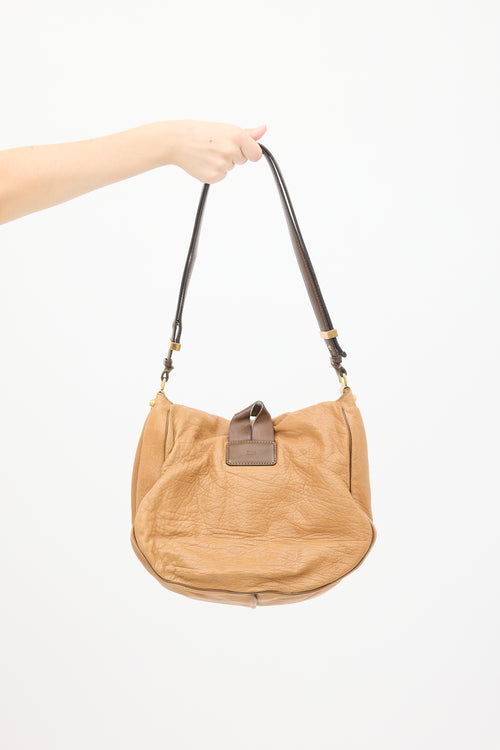 Chloé Brown Leather Messenger Bag