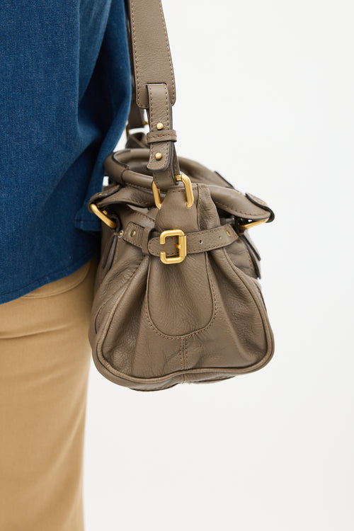 Chloé Brown Leather Paddington Bag