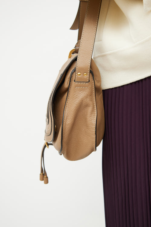 Chloé Brown Marci Top Handle Bag