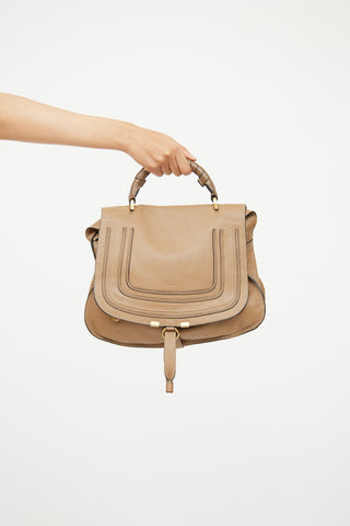 Chloé Brown Marci Top Handle Bag