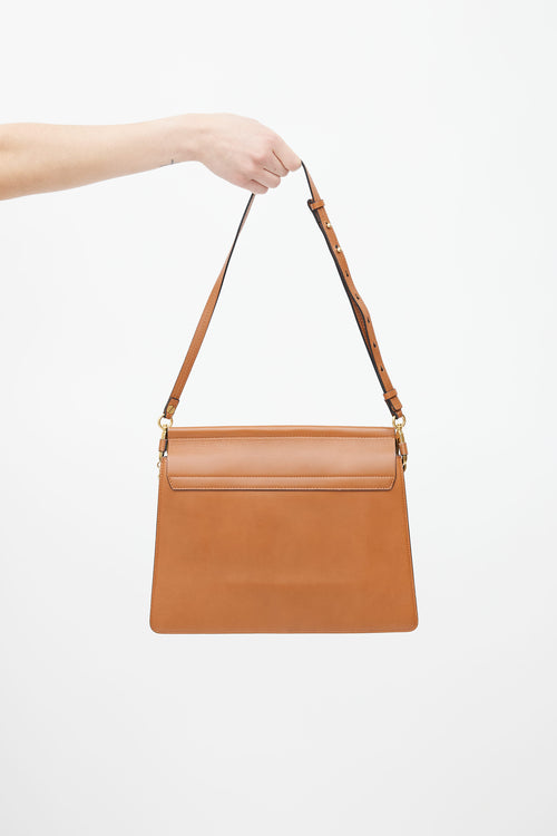 Chloé Multicolour Leather & Suede Patchwork Faye Crossbody Bag