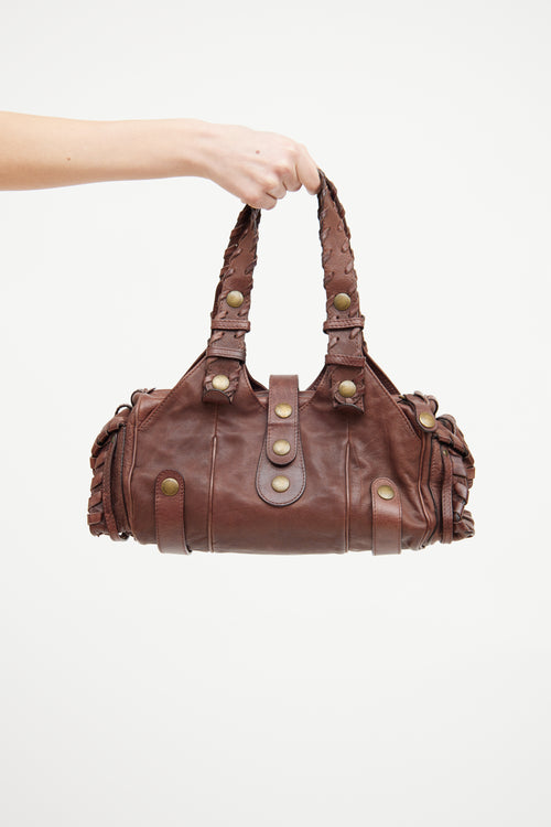 Chloé Brown Silverado Shoulder Bag