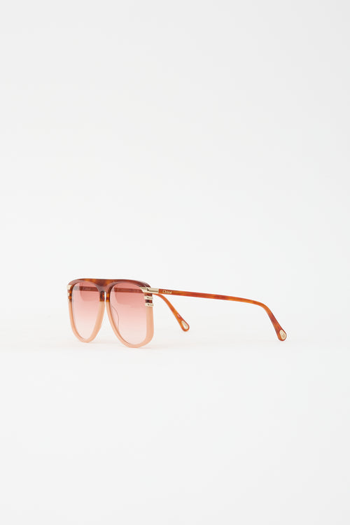 Chloé CH0104S Aviator Sunglasses